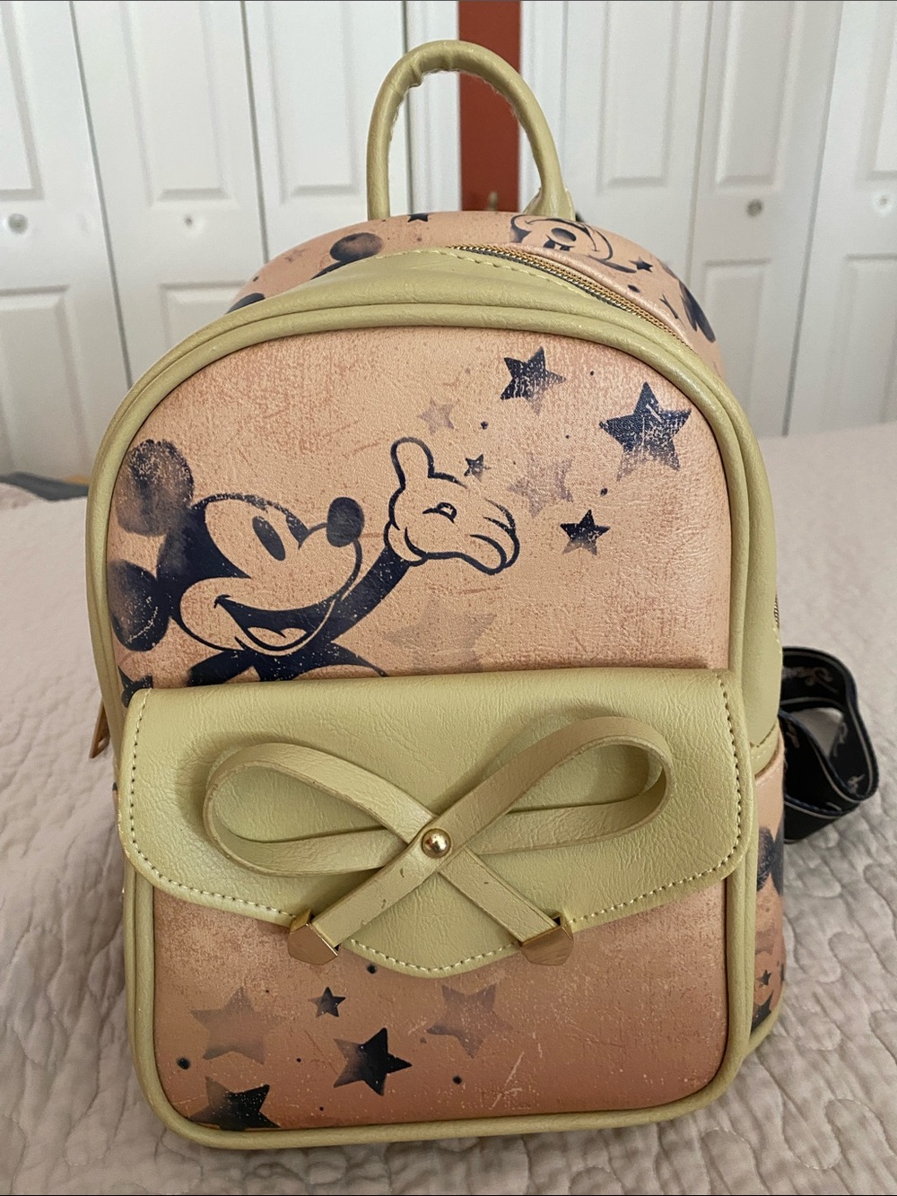 Disney Mickey backpack retro style print